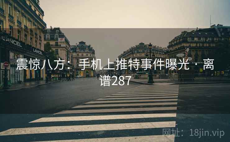 震惊八方:手机上推特事件曝光 · 离谱287